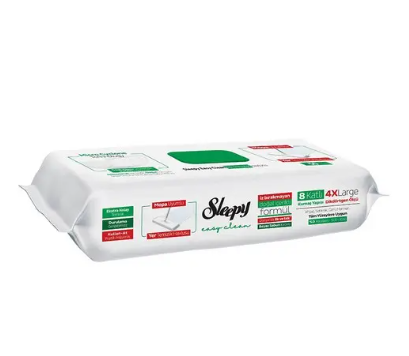 Sleepy Easy Clean Beyaz Sabun Katkılı Mopa Uyumlu Yer Temizlik Havlusu 50 Yaprak