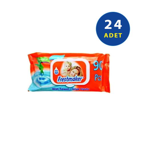 Freshmaker Islak Mendil 90'lı 24 Adet