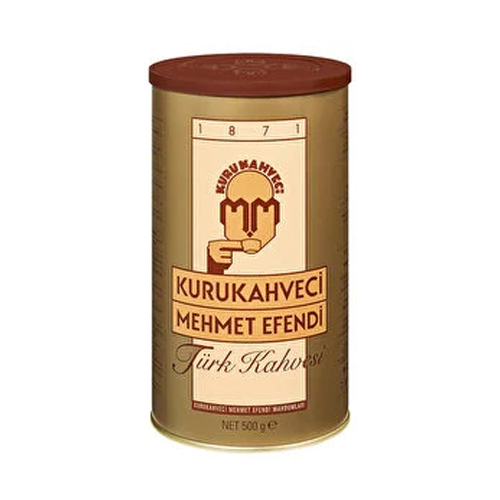 Kurukahveci Mehmet Efendi Türk Kahvesi Teneke Kutu 500 gr