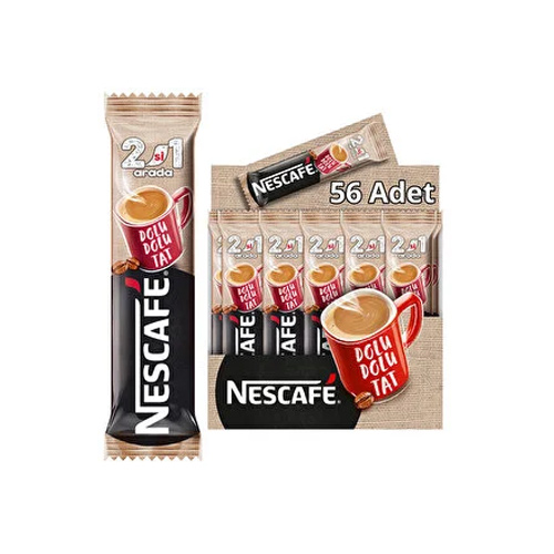 Nescafe 2'si 1 Arada Kahve 10 gr 56'lı Paket
