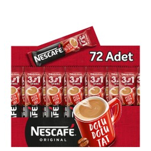 Nescafe 3'ü 1 Arada Kahve 17,5 Gr 72'li