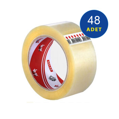Vege Koli Bandı Hotmelt ASLAN 45x100 Şeffaf 48 Adet