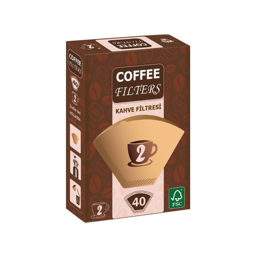 Coffee Filters Filtre Kahve Kağıdı No:2 40'lı Paket
