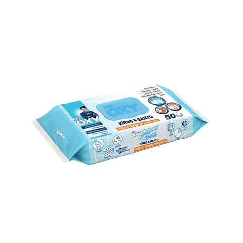 MR.OXY YÜZEY TEMİZLİK HAVLUSU SİHİRLİ BEZ 50 Lİ KİREÇ & BANYO