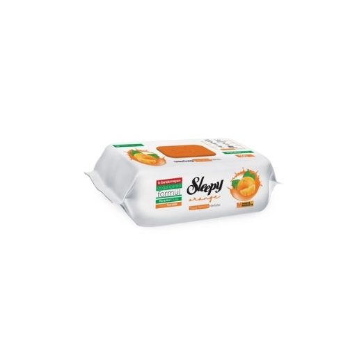 Sleepy Yüzey Temizlik Havlusu Portakal 100'lü
