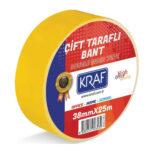 KRAF ÇİFT TARAFLI BANT 38MMX25M 2538G