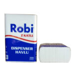 Robi Z Katlama Kağıt Havlu 200’lü 21x21cm 1 Koli 12 Paket