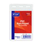 KRAF KART POŞETİ PVC 115×160 MM 100 LÜ