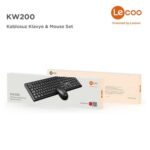 LENOVO KW200 LECOO KLAVYE & MOUSE SİYAH KABLOSUZ TR